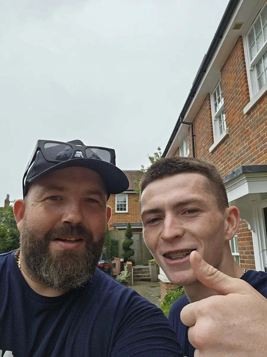 Dave and a crew member