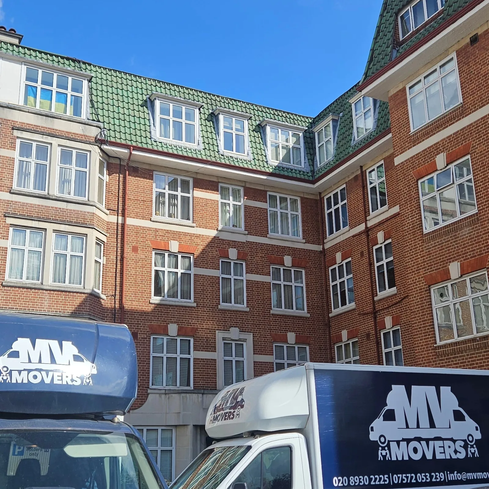 Mansion block – Porter briefed, lift booked