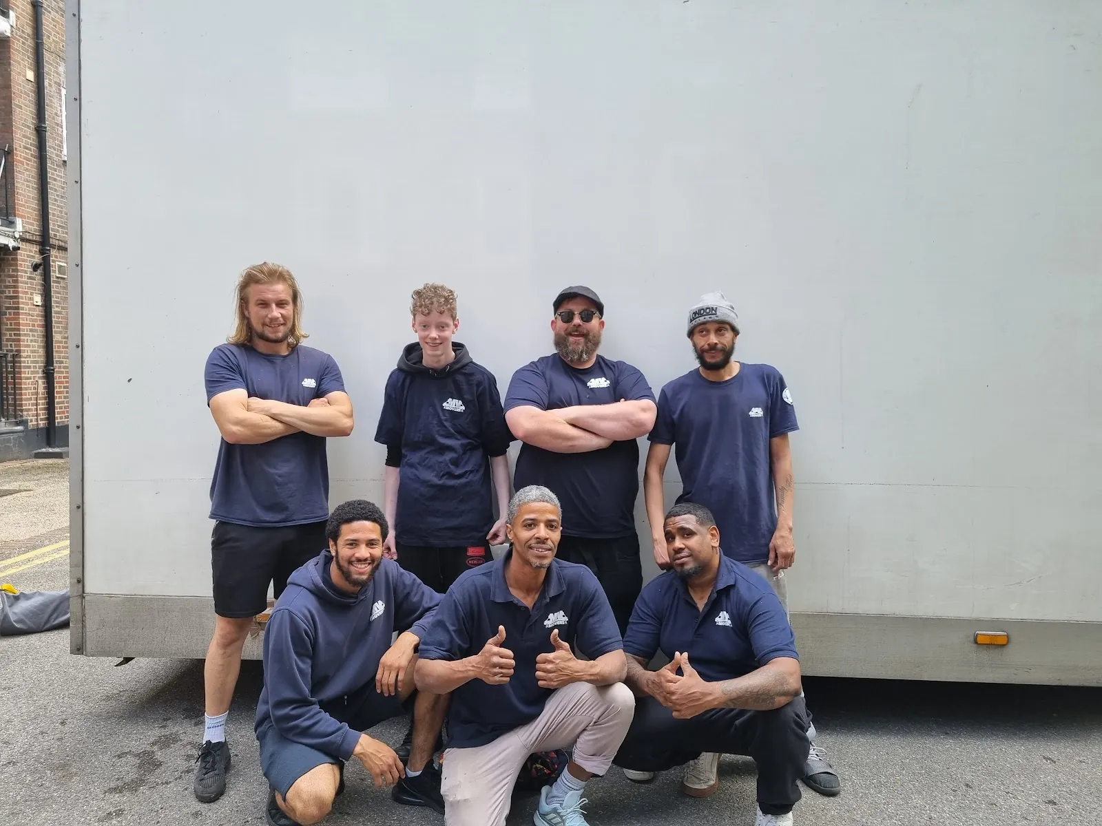 Six MV Movers crew members